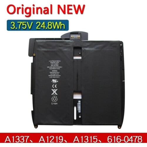 A1315 New Original Tablet Battery For Apple IPad 1 1st A1219 A1337 616-0478 3.75V 24.8Whr IPad1 Bateria