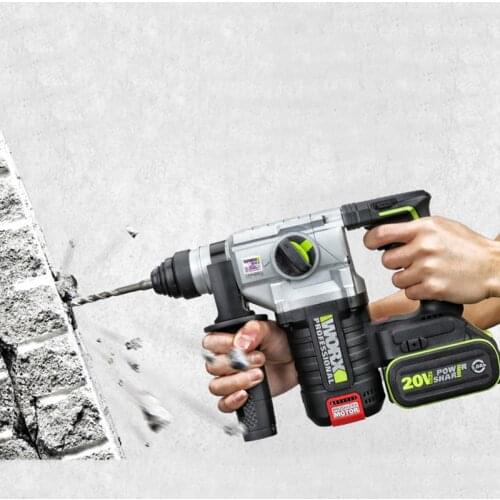 WORX 3 Functions AC Electric Rotary Hammer industr Hammer Cordless Power Impact Drill with Lithium Battery Power Drill Electric