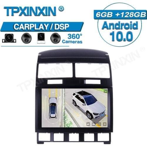 For Volkswagen Touareg GP 2002-2010 Car Radio 360 HD Auto Surround View Camera Car Multimedia Player Stereo Radio GPS Navigtion