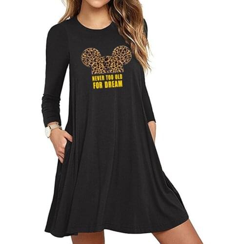 Модные платья-трапеции Disney China At AliExpress