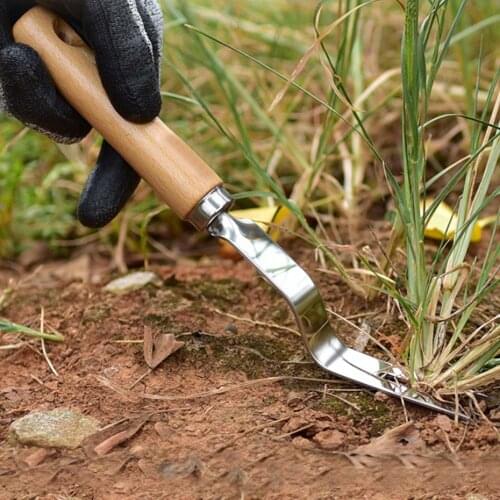 The Fork Head Weeder Extractor Patio Garden Remove Weeds Garden Shovel Deburring Tools Gadgets Hand Tool