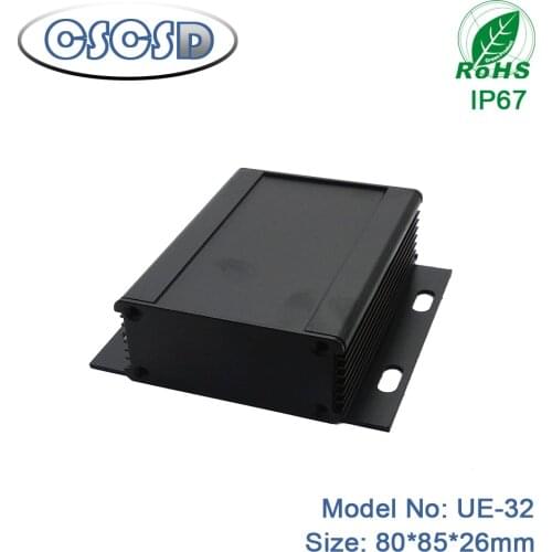 Ip68 waterproof aluminum enclosure outdoor waterproof box project case extruded project enclosure by CSCSD 80*85*26mm