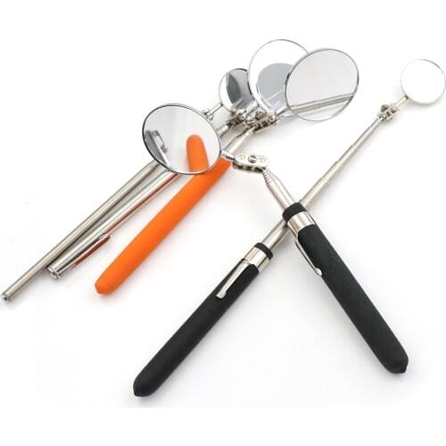 Round Mirror Extension Car Angle Telescopic Car Inspection Inspection Lens Manual Tool Auto Parts Hand Tool