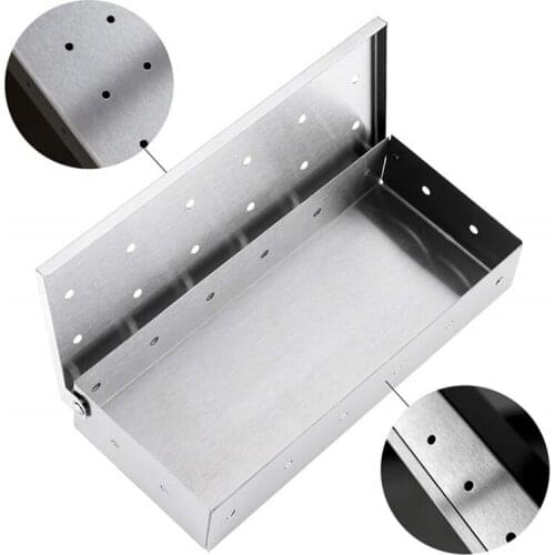 Multifunction BBQ Stainless Steel Smoking Box Outdoor Camping Picnic Barbecue Tool Household Kitchen Gadget Accessories Supplies
