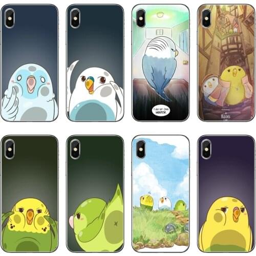 Silicon Soft Case For Huawei P30 P20 Pro P10 P9 P8 Lite Y5 Y6 Y7 Y9 P Smart Plus 2018 2019 A budgies life bird TPU Phone Case