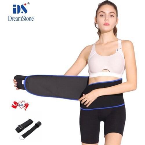 2 PCS Neoprene Women Slimming Belts Gym Trainning Waist Corset Shapewear Give Away Yoga Stretching Ropes