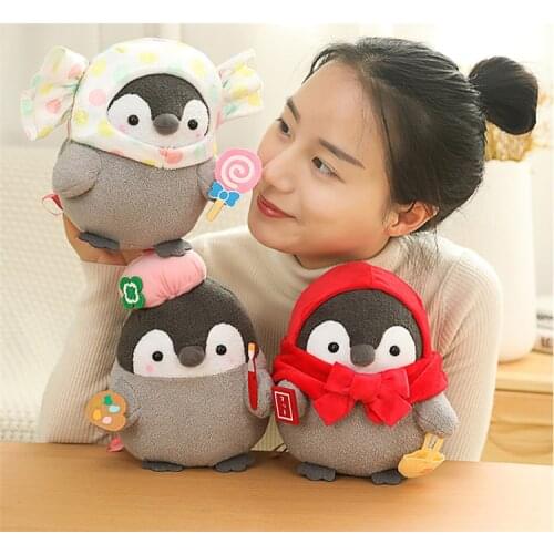 New 2021 penguin pendant doll red hat tiger magic wand panda artist Bag pendant keychain decoration