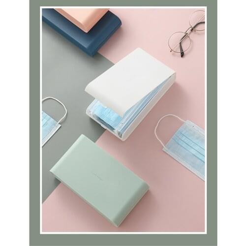 Mouth Mask Organizer Storage Box Household Moisture-proof Mask Box Go Out Dustproof Storage Mask Container Organizer Holder