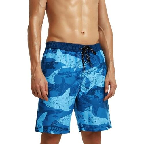 HOTMANGO Mens Beach Shorts Quick Drying Loose and Comfortable for Surfing Swimming Watersports Large Size Brand Direct Sales