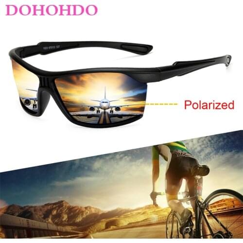 DOHOHDO New Polarized Sunglasses Men Night Vision Classic Vintage Sun Glasses Fashion Women Outdoor Driving Goggles Gafas De Sol