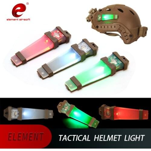 Element Helmet Light WaterProof Light Velcro back Survival Signal Helmet Lamp Helmet Flashlight EX234