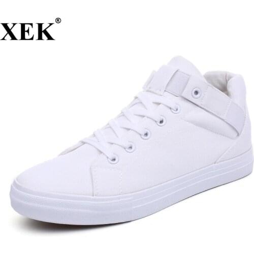 XEK 2018 New High Quality Men Flats Shoes Breathable Soft Men Running Sneakers For Men Canvas Shoes Zapatos Hombre Mens JH98