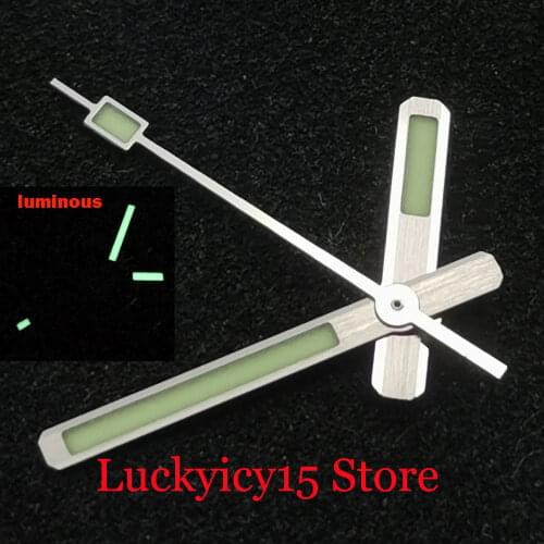 Japan C3 Green Luminous Stereoscopic Watch Hand fit NH35A NH36 7S26 4R35 4R36