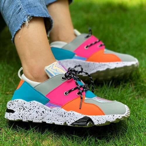 Colorful Womens Fashion Running Shoes Brand Design Lightweight Sneakers Female Outdoor Street Walking Ladies Urban