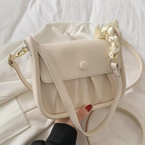 Women Small Pu Leather Shoulder Bag High Quality Ladies Crossbody Bags for Women Designer Female Handbags Saddle Messenger Bags