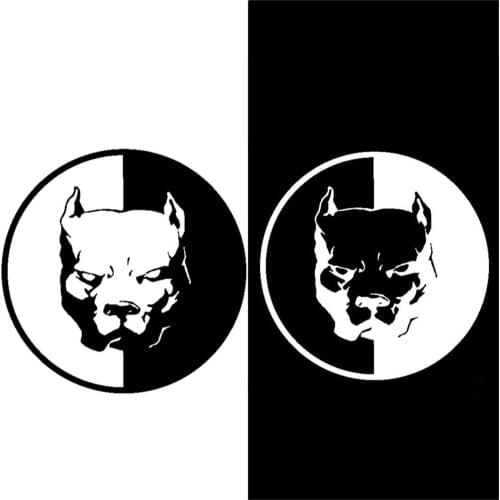 1Pcs Car Stickers Funny Dog Pattern Reflective Car Sticker Motorcycle Scratch Waterproof Self-adhesive Car Decals Car Styling