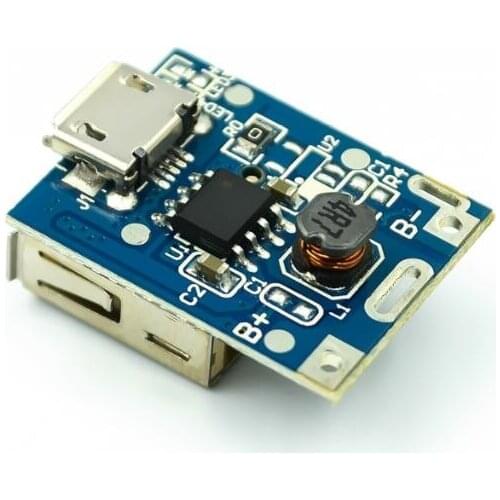 10pcs 5V Boost Step Up Power Module Lithium LiPo Battery Charging Protection Board LED Display USB 134N3P