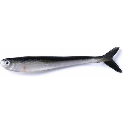 Hot Sel 10Pcs Soft Silicone Fishing Lure Artificial Bait Bass Tackle Jigs 8cm for Stream Fishing Sea Fishing Ice Fishing