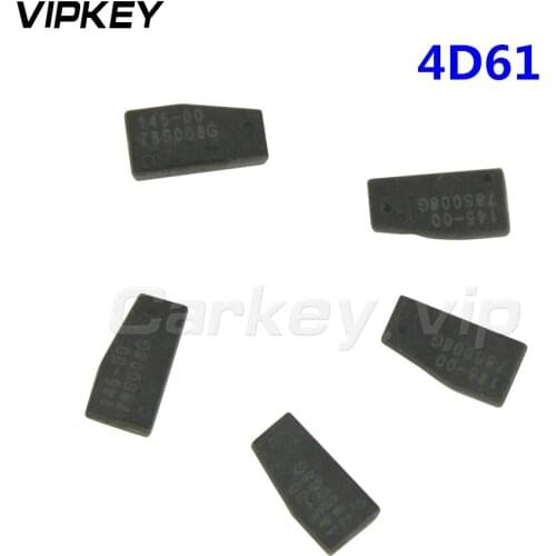 5pcs Transponder Key remote key chip blank for Mitsubishi 4D61 chip transponder virgin carbon