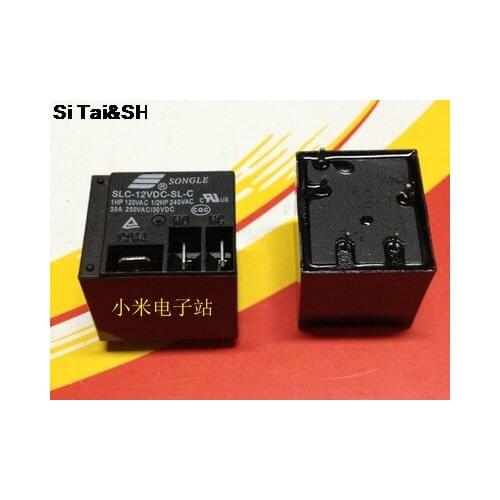 5pcs T91 SLC-12VDC-SL-C Black Electrical PCB Power 30A 250VAC 5pin NEW