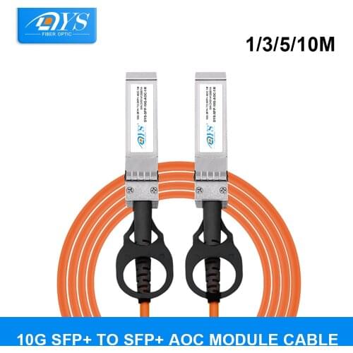 1m/3m/5m/10m OM2 SFP+ 10Gb AOC SFP Module 10G Active Optical Cable Compatible with Cisco Network Switch