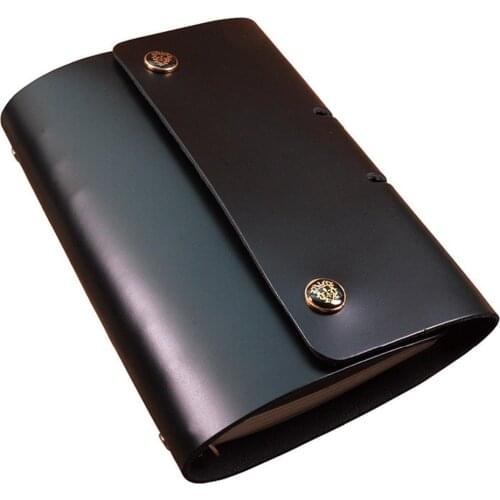 Spiral Notebook Diary Notepad Genuine Leather Note Book Replaceable Stationery Cowhide Diary loose-leaf notepad Traveler Journal