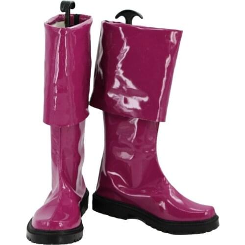 One Piece Anime Dracule Mihawk Cosplay Shoes Boots Red Custom Made