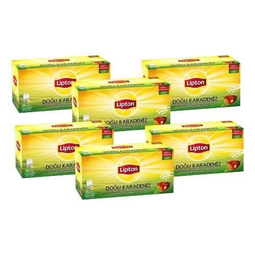 Lipton Eastern Black Sea Tea Bag Set of 6 with its wonderful drink FREE SHIPPING
