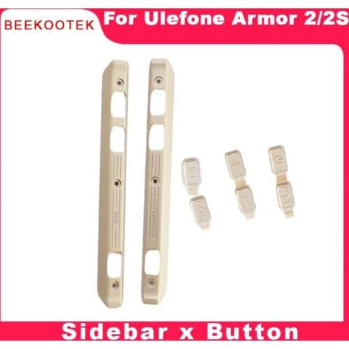 Original Housing Frontal shell Middle Side Metal Frame Housings Case Middle Repair Parts+Power Volume Key For Ulefone Armor 2/2S