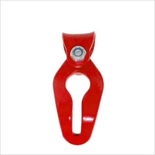 Choker hook chain logging chain choker hook rigging hooks lifting wire rope accessories red connecting link chain 1.4T/2T/3.15T