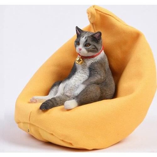 Sweet Figurine Home Animal Ornament Hallmark Friends Miniatures Kitty Ornaments Accessories Gift Resin Hogar Christmas HX50FM