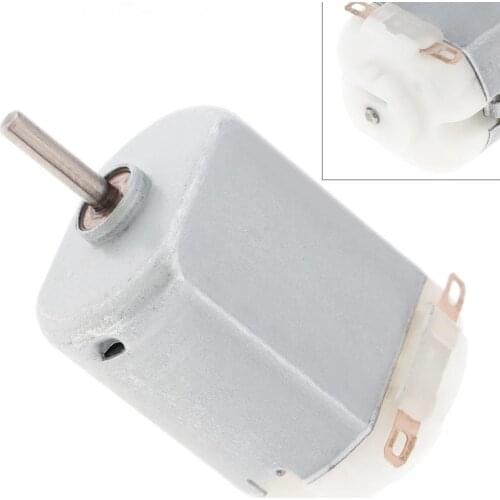 Mini Fan Small Motor 130 3V 2.1A 12300RPM Micro DC Motor with Carbon Brush for DIY Electric Hobbies and Household Appliances