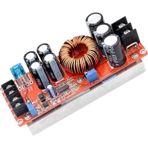 New 1200W 20A DC Car Step-up Power Supply Module Boost Converter Adjustable 10-60V to 12-83V