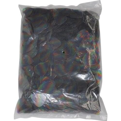 Wholesale 1000pcs Medium 0.71mm Blank Guitar Picks Plectrums Celluloid Rainbow
