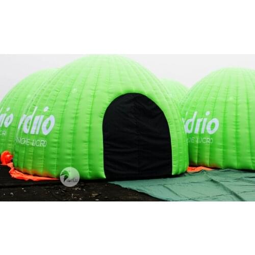Outdoor Large Mobile Green Dome Advertising Tent
