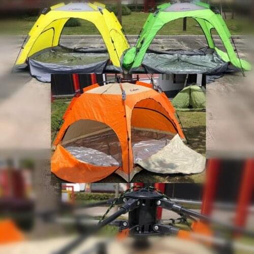 Outdoor 3-4 People Beach Thick Rain Picnic Fully Automatic Opening Double Camping Tents Waterproof Sun Shade Tent for Beach