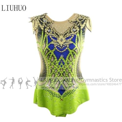 Performance Costumes Dress Women Girls Teens Ice Skating Dress Competitions Kids Rhythmic Leotard Artistic Christmas