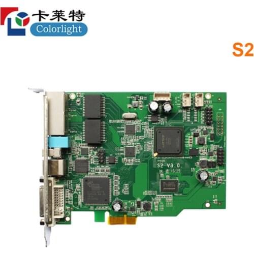 Full color led sync control card Colorlight S2 video LED screen video wall sending card for stage rental screen indoor outdoor