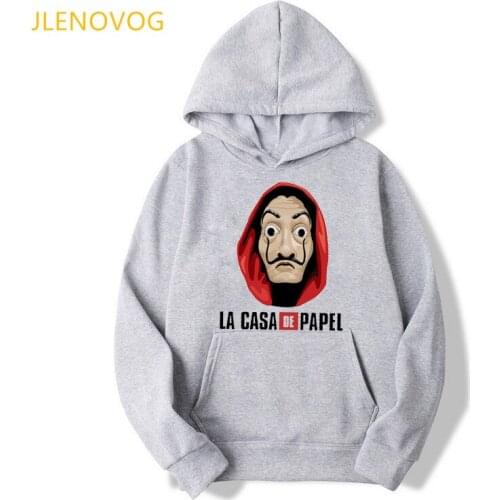 Vogue La Casa De Papel sweatshirt women funny Money Heist hoodie sudadera mujer tracksuit femme streetwear clothes graphic hoody