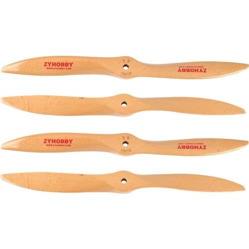 1PC 3D 17*10 inch 17B Strong CCW Wooden Propeller Anticlockwise Prop For 3D Flying Airlane Model
