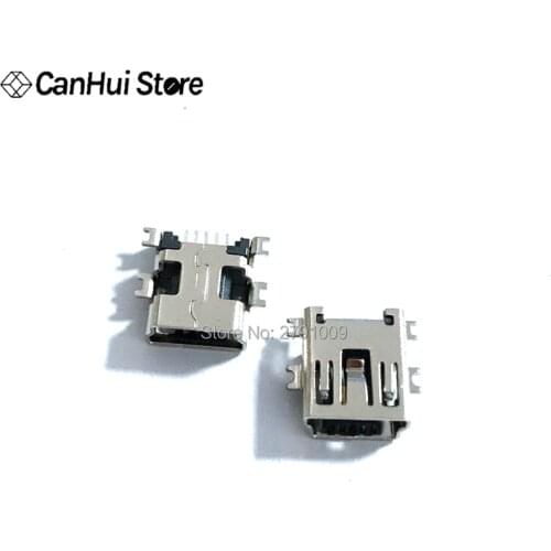 10pcs Mini USB 5pin Female Socket Connector 4foot for Tail Charging Mobile Phone Data Interface Broken Plate USB Female Seat MP3