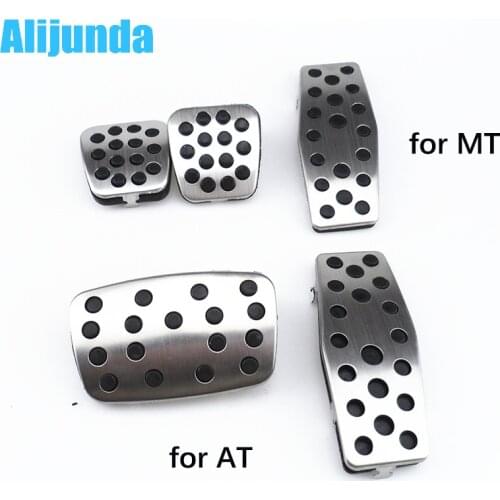Alijunda High quality Car MT/AT Stainless Steel Foot pedal For Cruze Opel Insignia sedan Sport Tourer 2009-2013 2014 Auto