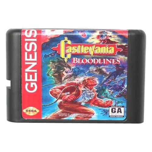 Castlevania Bloodlines NTSC-USA 16 bit MD Game Card For Sega Mega Drive For Genesis
