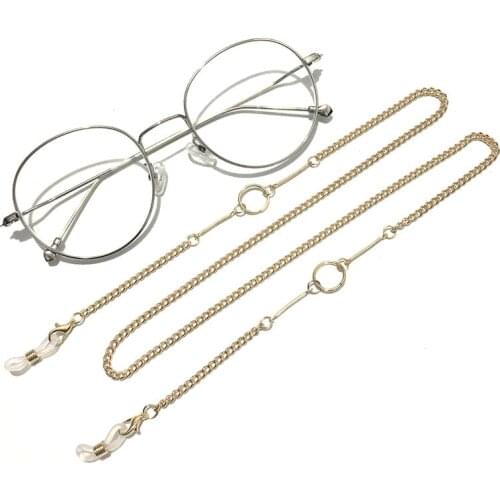 New Fashion Sunglasses Chain Glasses Spectacles Pearl Decoration Vintage Chain Holder Cord Lanyard Necklace Eyewear Accessories