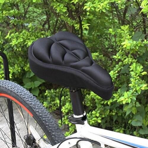 Bike Seat 3D Bicycle Saddle Cover Soft Comfortable Foam Seat Cushion Cycling Saddle Cover Road Bike Bicycle Accessories