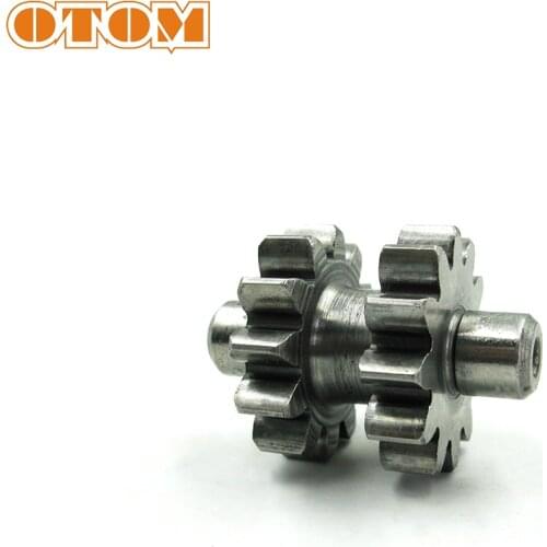 OTOM Scooter Motor Universal Double Gear Start Bridge Gear Motorcycle Accessories Starting Gear For HONDA AX-1 NX250 AX 1 NX 250