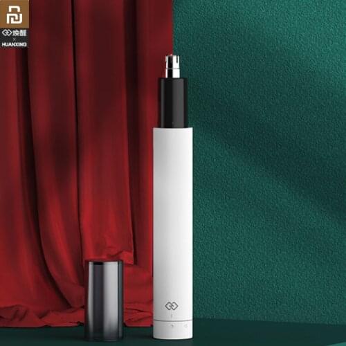 Youpin Electric Mini Nose hair trimmer HN3 Portable Ear Nose Hair Shaver Clipper Waterproof Safe Cleaner Tool Cutter head