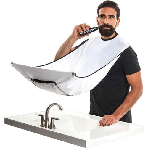 Man Bathroom Apron Male Beard Hair Shaving Apron Beard Care Shaving Waterproof Apron Bathroom Organizer Gift for Man Aprons