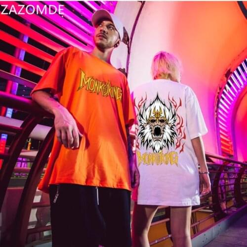 ZAZOMDE Couple t shirt Oversized Heavy Metal tshirts Summer Tops Tees 2021 New T-shirt Men Rock band t-shirts Plus Size