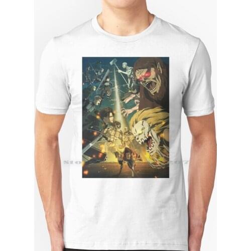 Attack On Titan The Final Season T Shirt 100% Pure Cotton Attack On Titan Attack On Titan Season 3 Shingeki No Kyojin Aot
